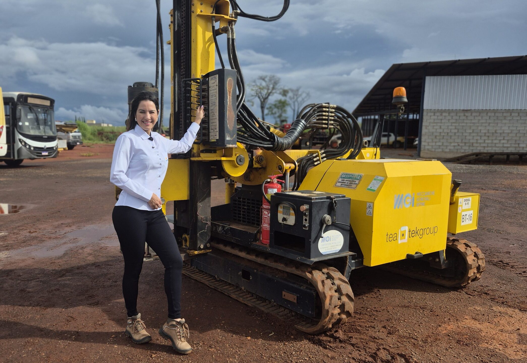 Operação de máquinas pesadas
